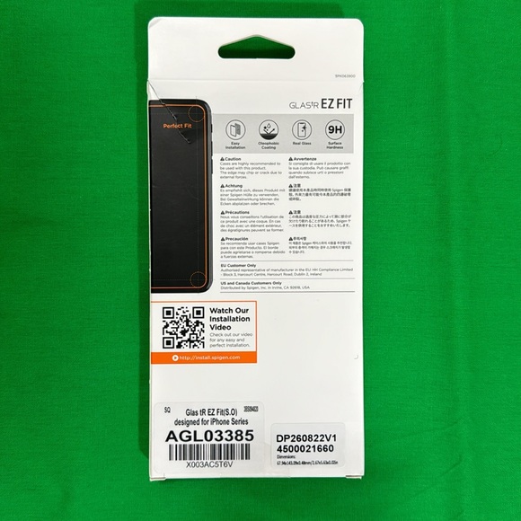 Spigen Tempered Glass Screen Protector designed for iPhone 14/ 13 / 13 Pro - Picture 8 of 8